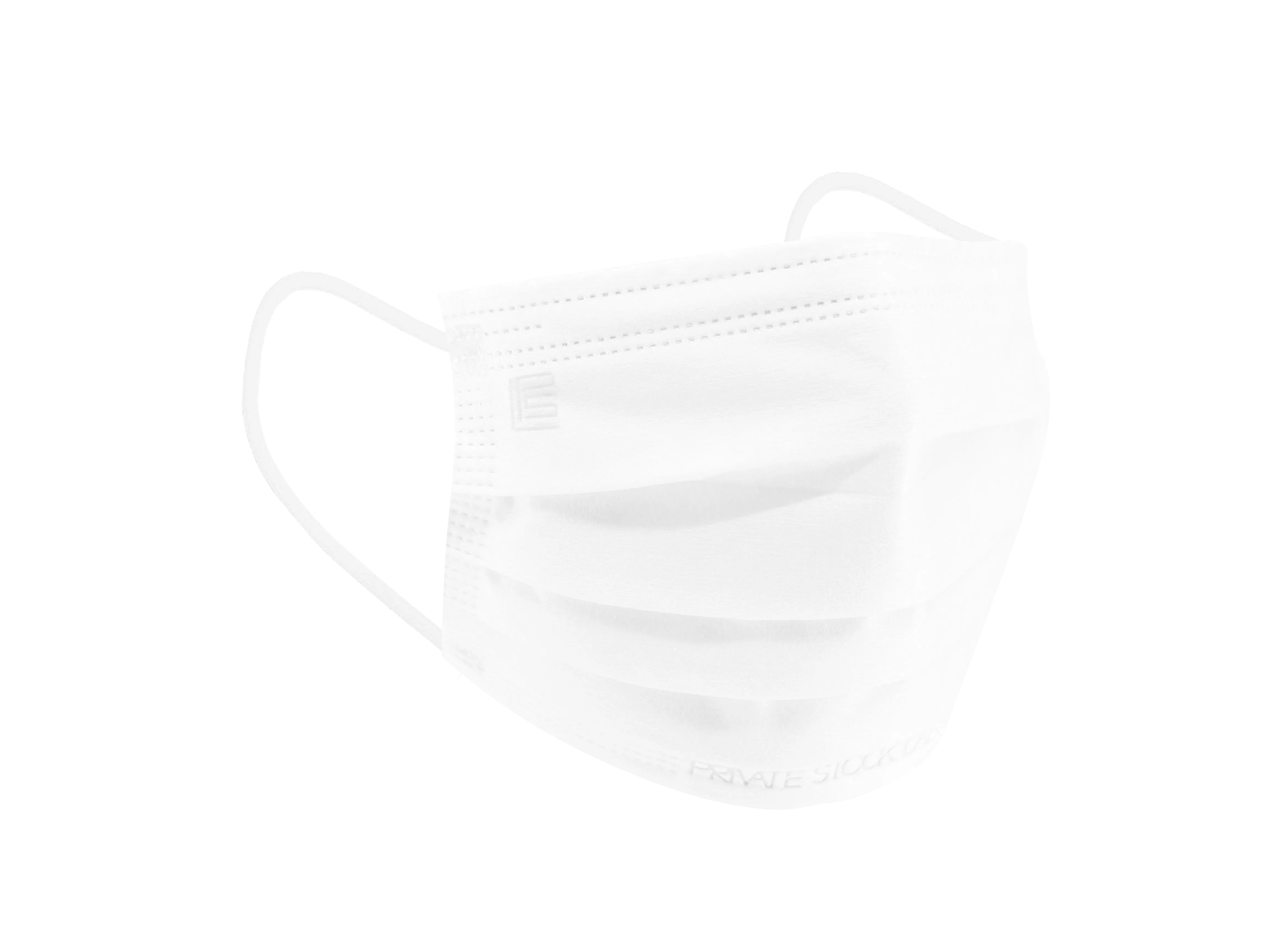 4-Ply Protective Mask - Monochrome Series - White (Pack of 10)