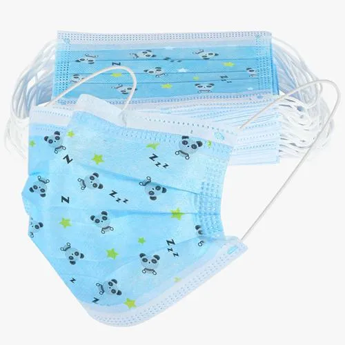 50-Pieces: Kids Disposable Face Masks