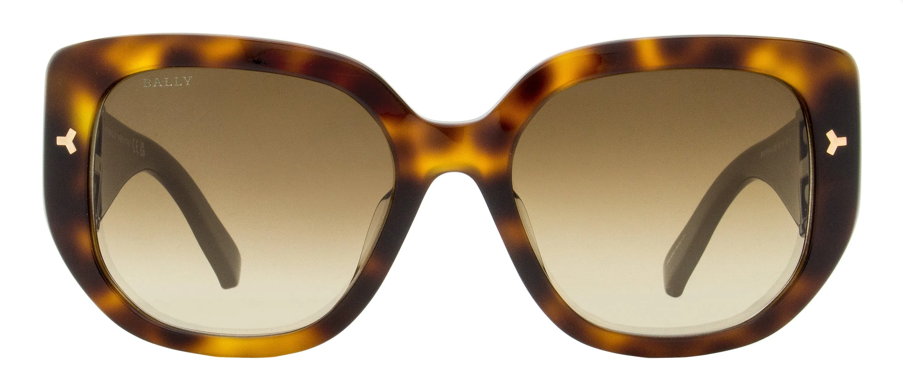 Bally Butterfly Sunglasses BY0105H 53F Blonde Havana 56mm