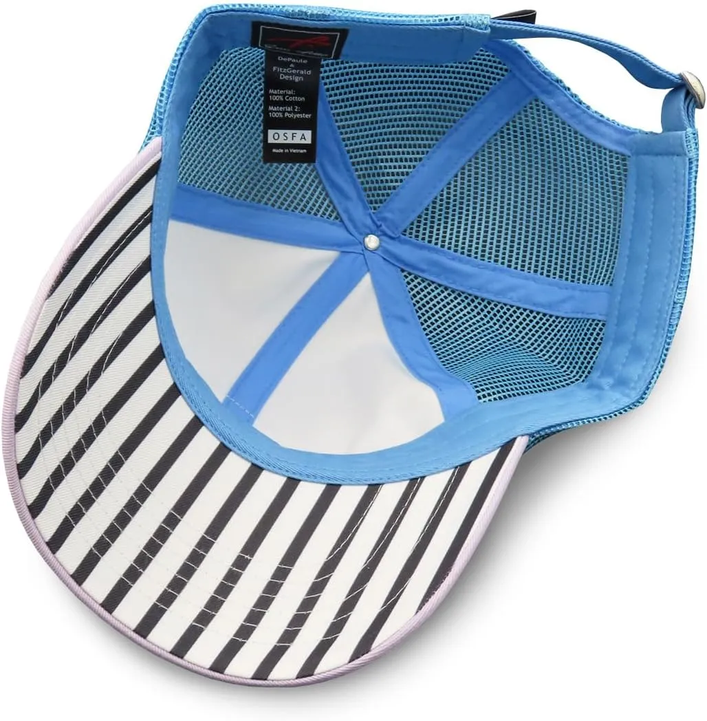 Baseball Cap for Women in Cute Dad Hat Design with Mesh to Stay Cool at The Beach in Summer