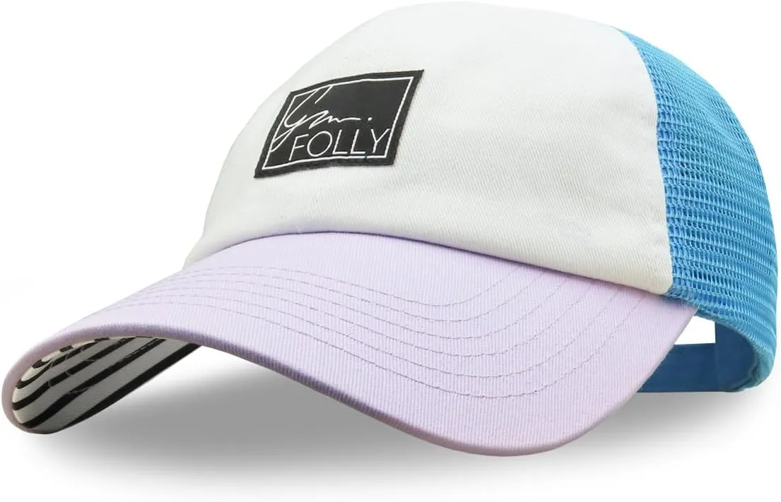 Baseball Cap for Women in Cute Dad Hat Design with Mesh to Stay Cool at The Beach in Summer