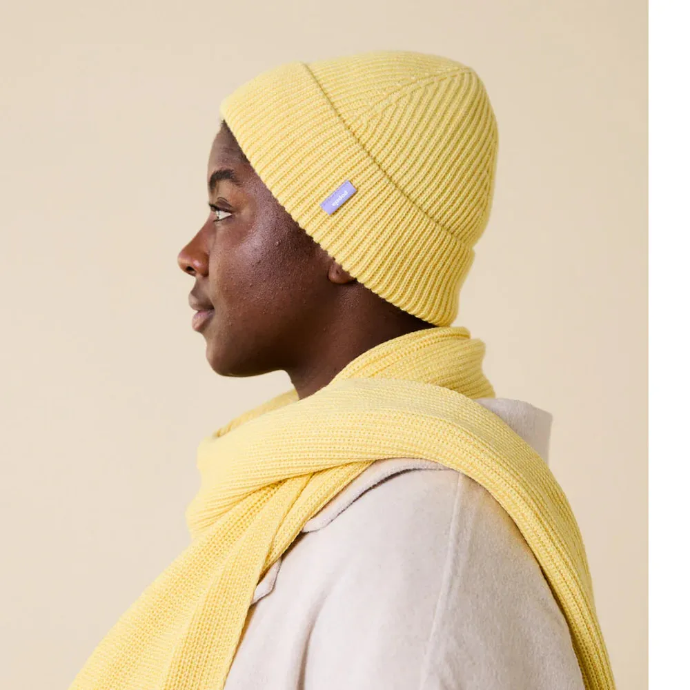 Beanies made of Merino Wool - Yellow
