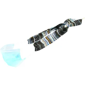 Blue Haze Mask Ties Set of 2 - 48" x 2.5"