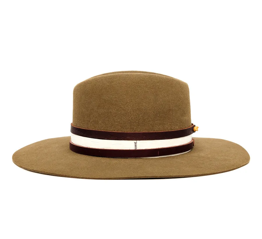 Camel Pinched Fuck Yeah Bitches - Custom Felt Hat