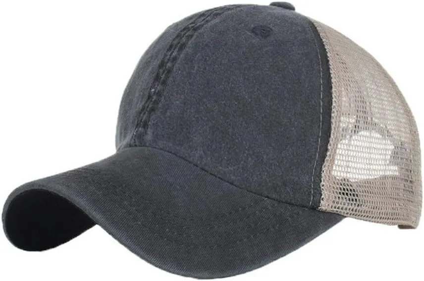CLAPE Mesh Baseball Cap Summer Breathable Trucker Mesh Hat Golf Dad Hats Quick Dry Cool Hats Outdoor Sports Running Cap