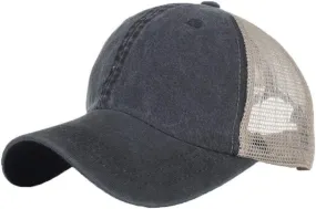 CLAPE Mesh Baseball Cap Summer Breathable Trucker Mesh Hat Golf Dad Hats Quick Dry Cool Hats Outdoor Sports Running Cap