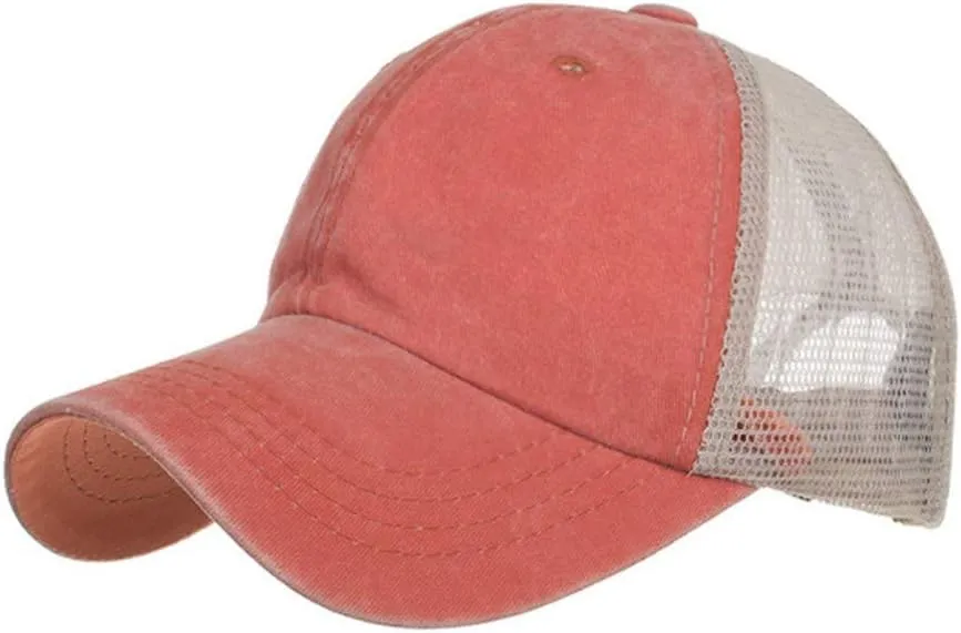 CLAPE Mesh Baseball Cap Summer Breathable Trucker Mesh Hat Golf Dad Hats Quick Dry Cool Hats Outdoor Sports Running Cap
