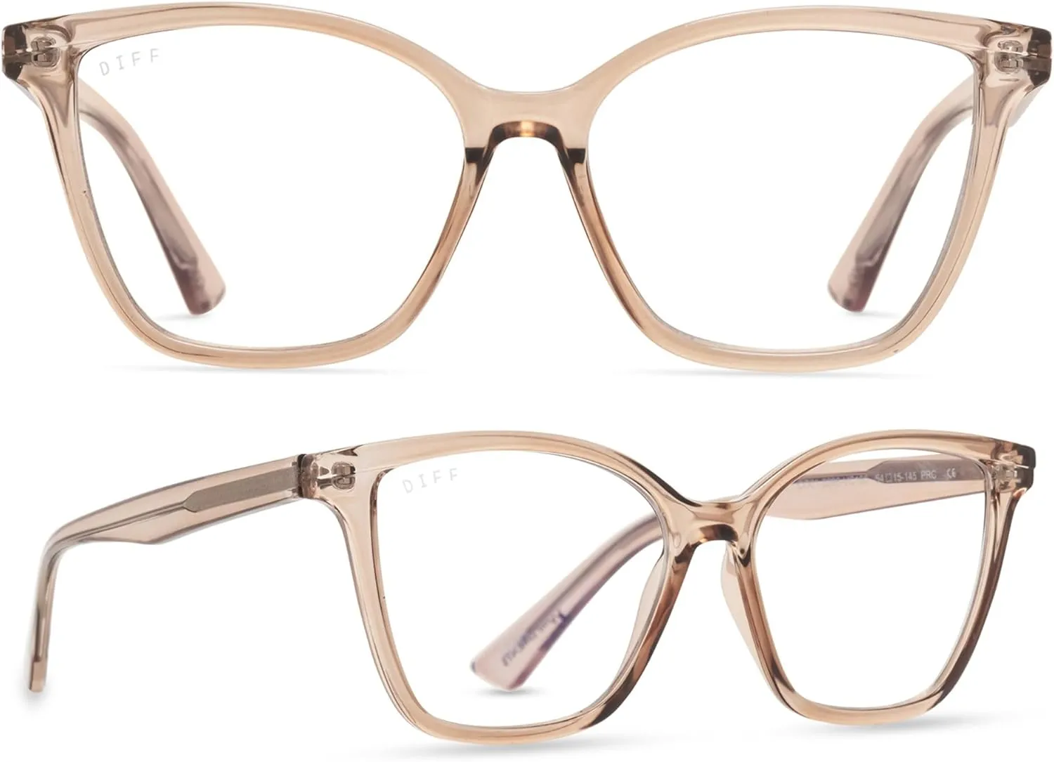 DIFF Reading glasses Leah blue light blocking, Lightweight Oversized Readers for Women