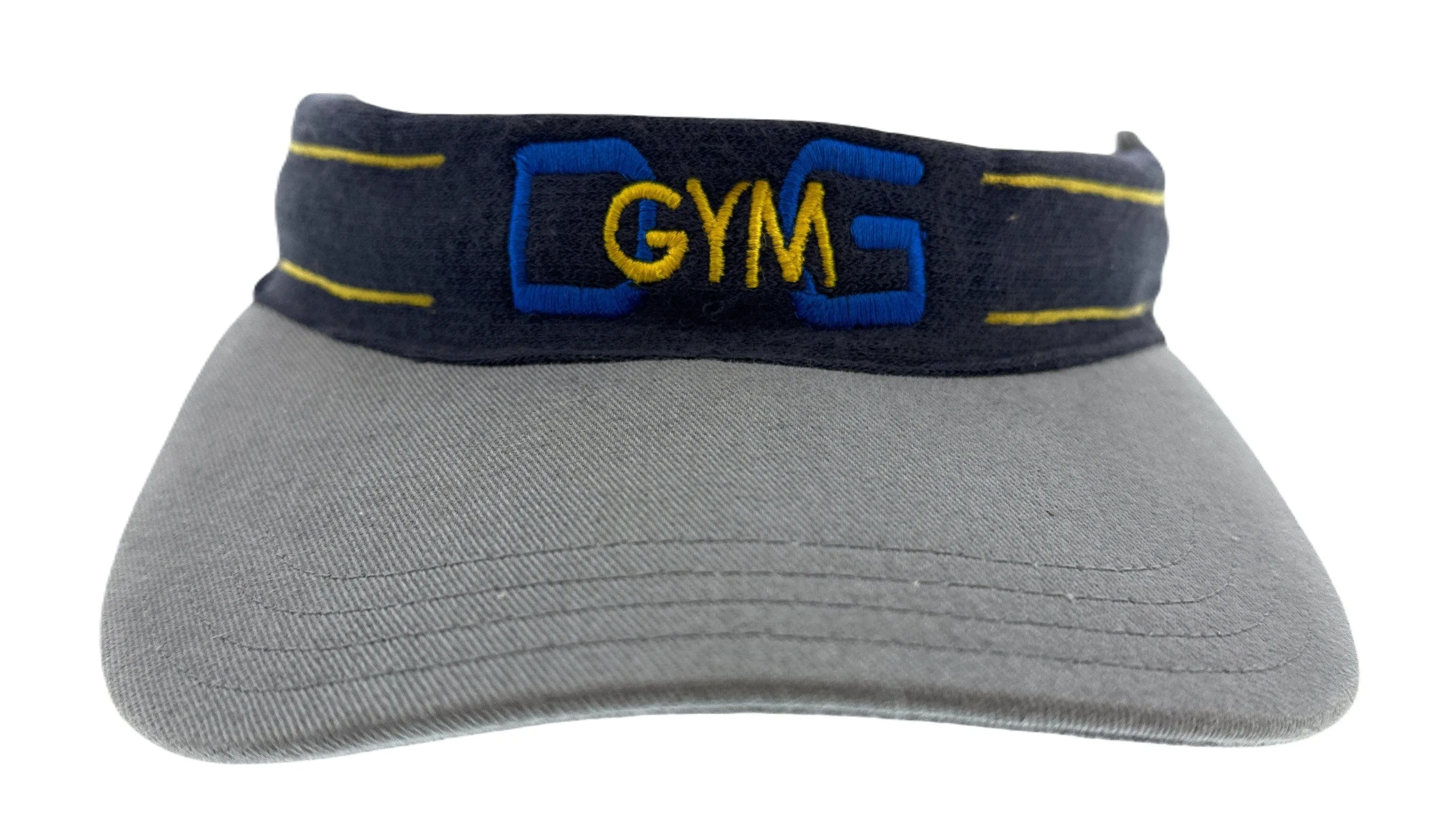 Dolce & Gabbana Cotton Blend Athletic Grey Visor-Adult M