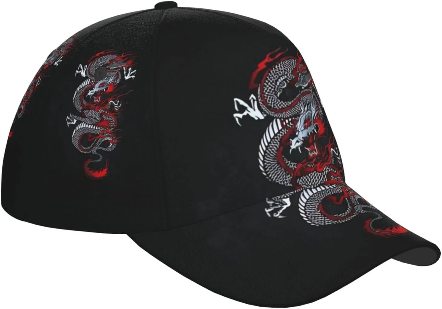Dragon Hats Women Men Men Cool Dragon Baseball Cap Mesh Ball Cap Trucker Hat Adjustable Snapback Hat
