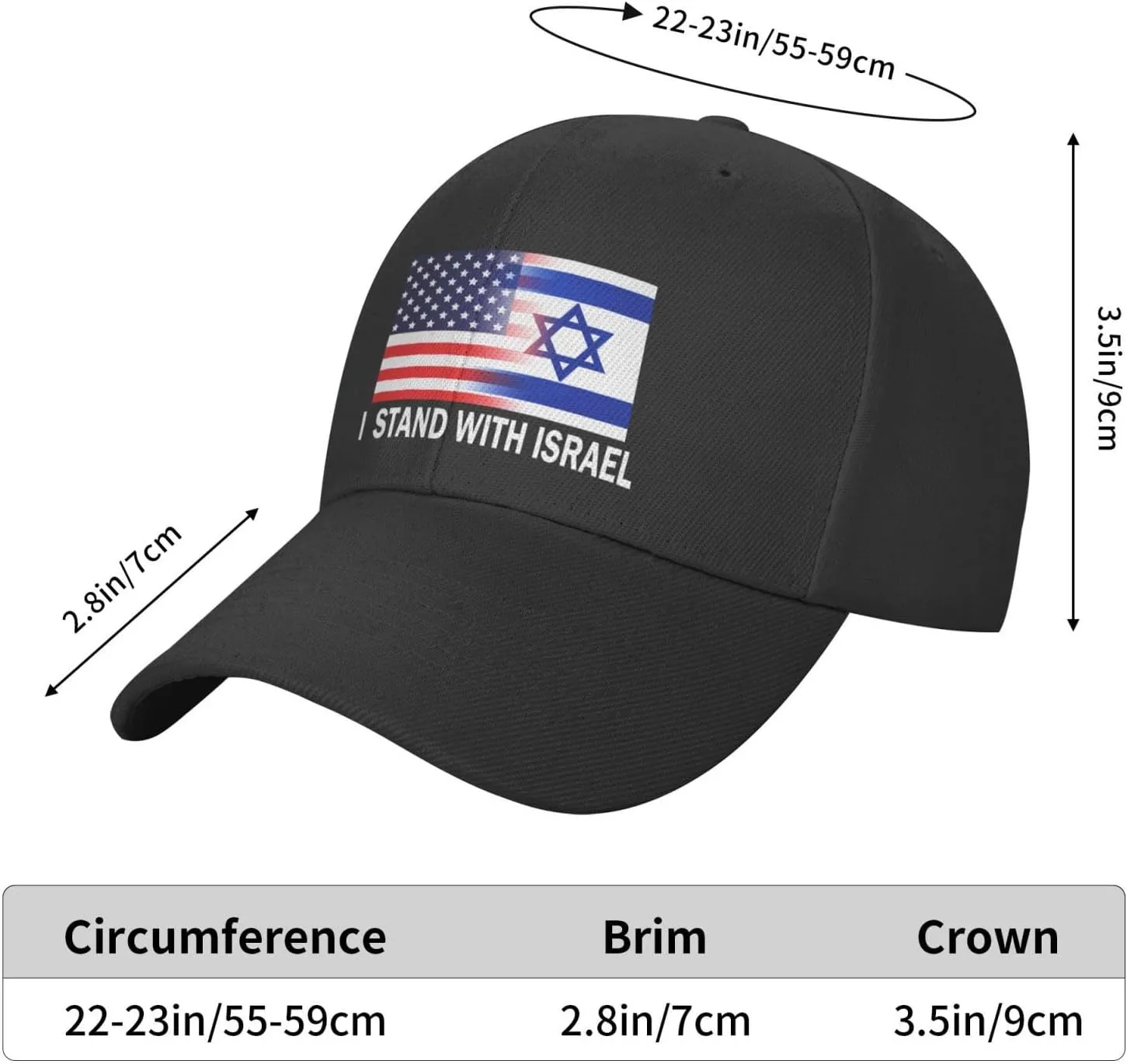 Embroidery Mountain Athletic Baseball Caps for Men Women, Adjustable Trucker Hat Cotton Girl Youth Unisex Adult