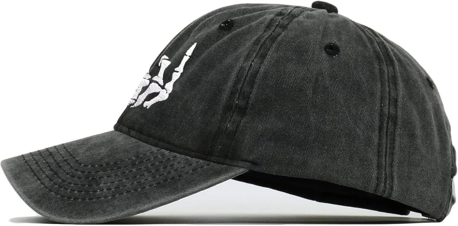 Embroidery Mountain Athletic Baseball Caps for Men Women, Adjustable Trucker Hat Cotton Girl Youth Unisex Adult
