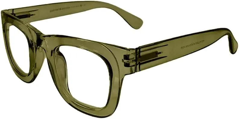 Gabriel   Simone Dylan Reading Glasses for Men and Women - Blue Light Blocking, Ultra-Thin Scratch-Resistant Lenses Case