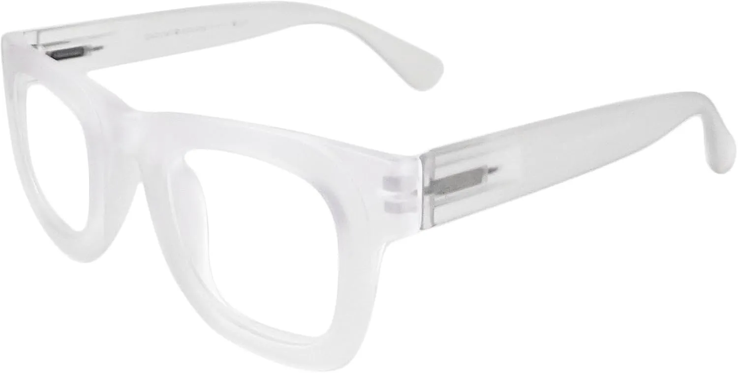 Gabriel   Simone Dylan Reading Glasses for Men and Women - Blue Light Blocking, Ultra-Thin Scratch-Resistant Lenses Case