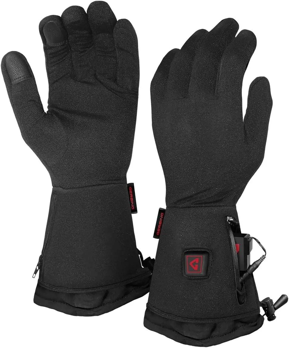 Gerbing Men’s 7V Heated Glove Liners – Battery Heated Gloves for Winter Season – Up to 5 Hours of Battery Backup