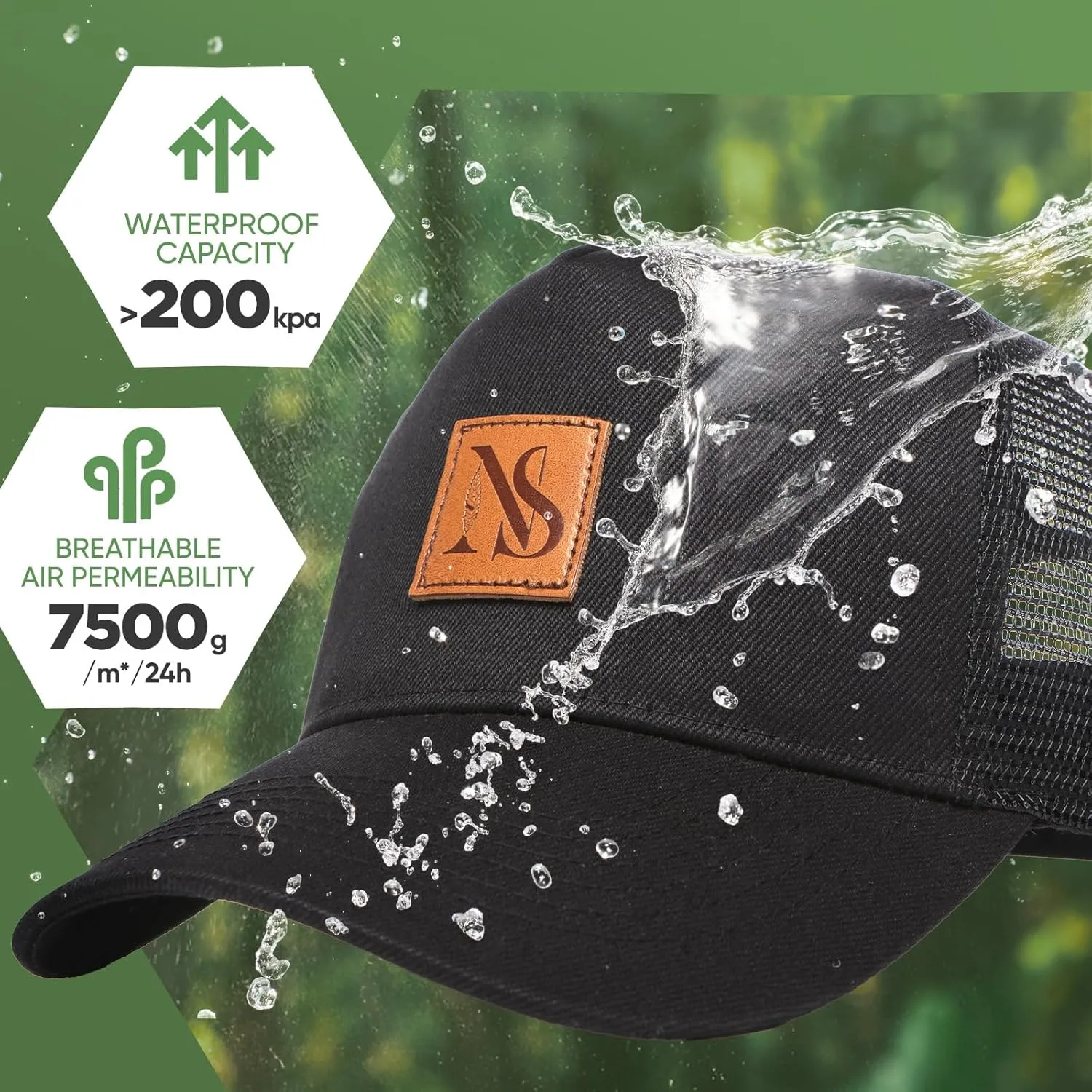 Hemp Snapback Hats for Men & Women, Natural UV Protection, Womens Trucker Hats, Twill Fabric, Mens Baseball Hats