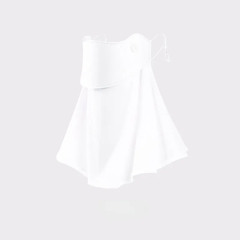 Ice Silk Sun Mask Open Breathable Hem Summer Ice Silk for Outdoor Cycling