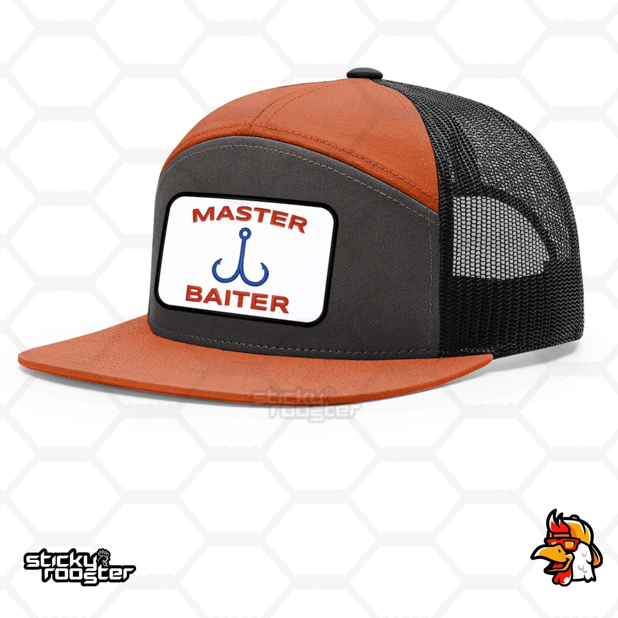 Master Baiter Embroidered Patch hat