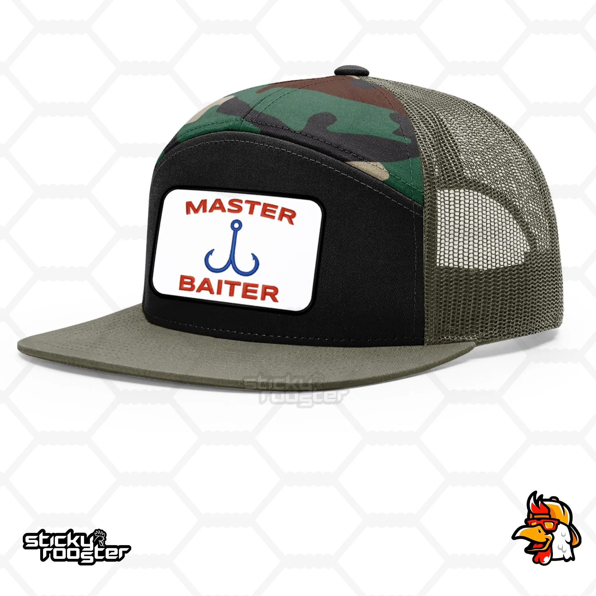 Master Baiter Embroidered Patch hat