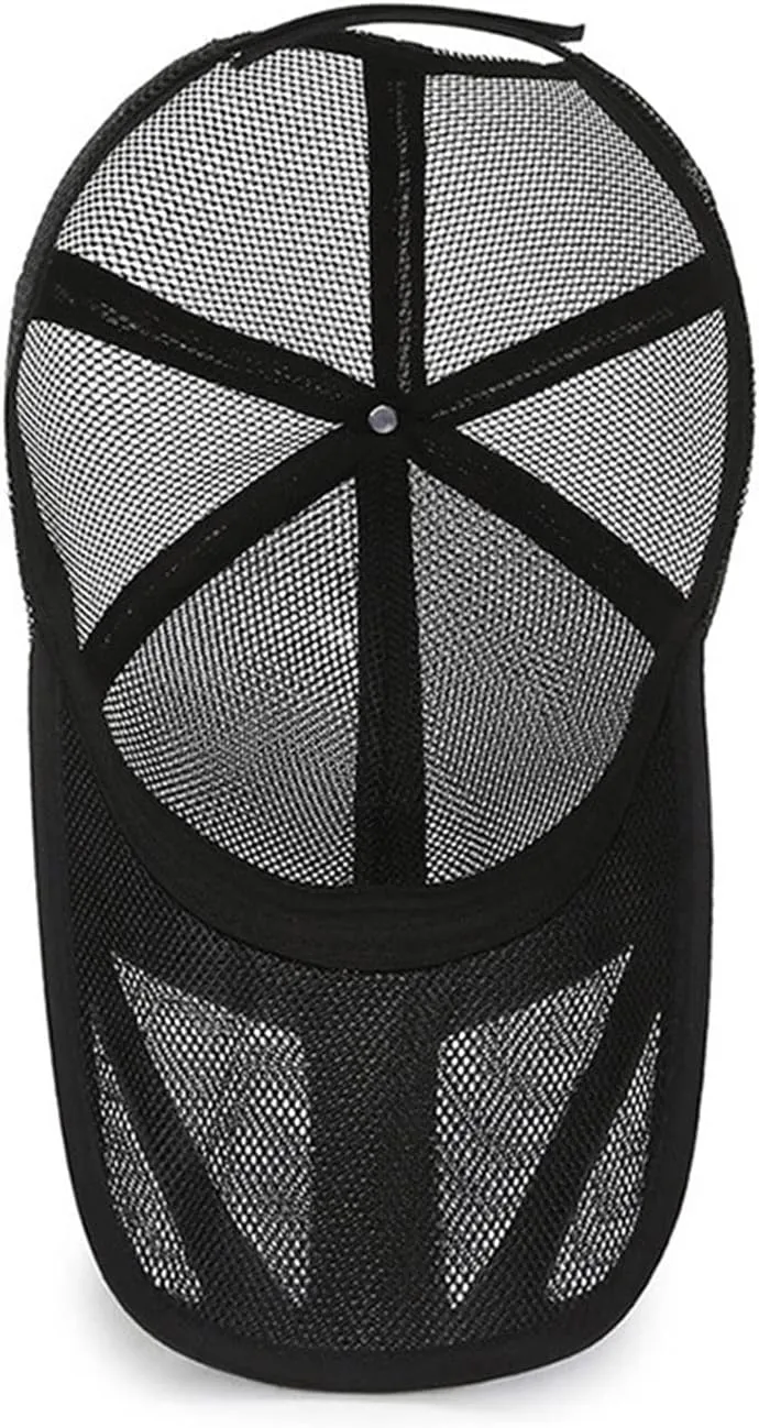 Men Women Summer Mesh Baseball Cap Adjustable Breathable Caps Casual Quick Dry Cool Hats