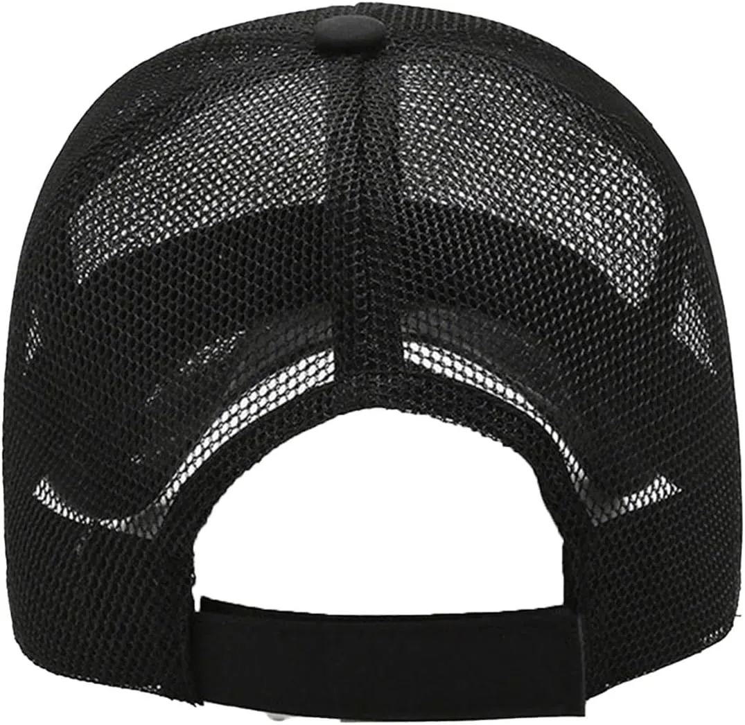 Men Women Summer Mesh Baseball Cap Adjustable Breathable Caps Casual Quick Dry Cool Hats