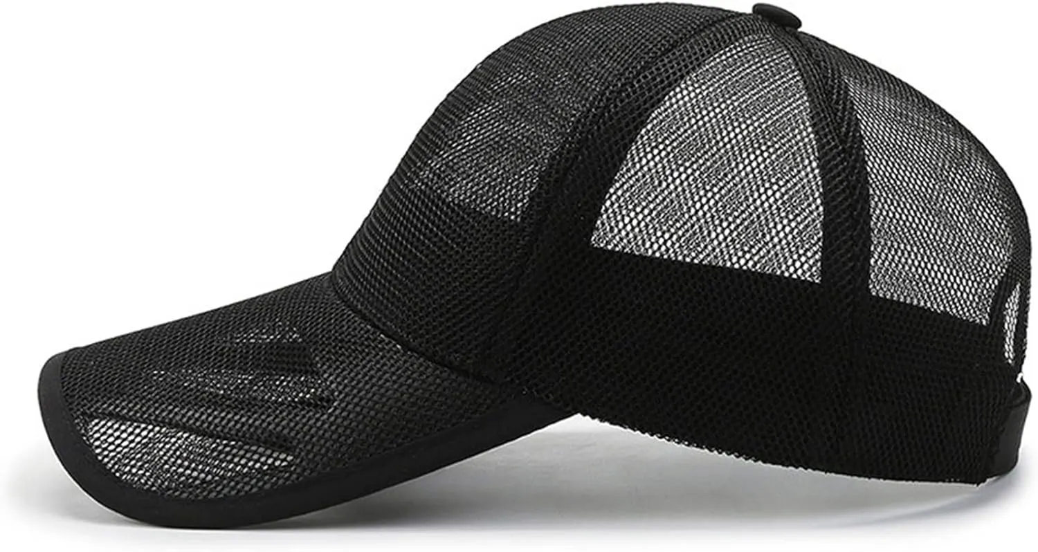 Men Women Summer Mesh Baseball Cap Adjustable Breathable Caps Casual Quick Dry Cool Hats