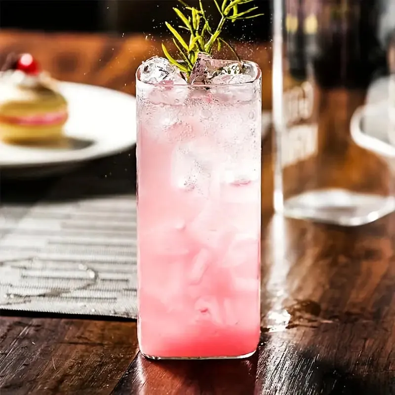 Minimalist Square Drinking Glasses – Modern Glassware for Every Occasion