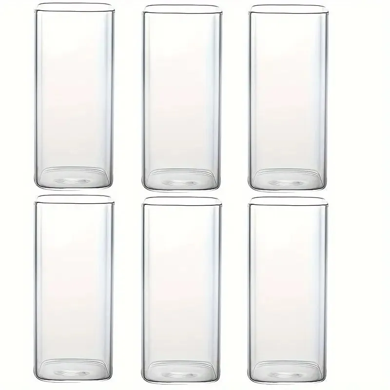 Minimalist Square Drinking Glasses – Modern Glassware for Every Occasion