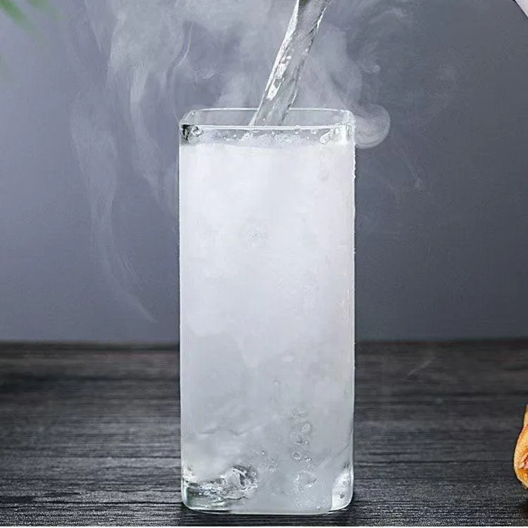 Minimalist Square Drinking Glasses – Modern Glassware for Every Occasion