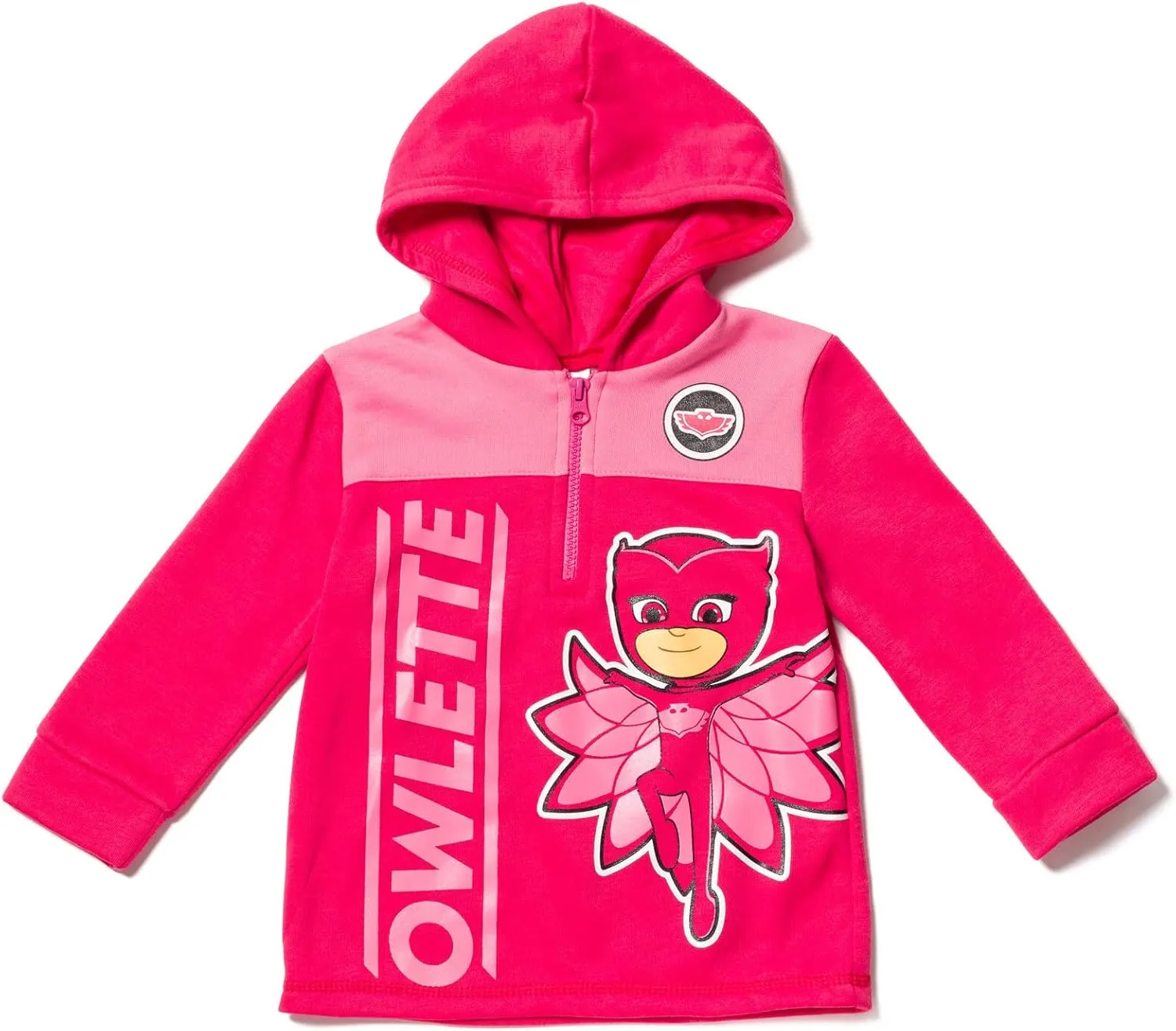 PJ Masks Catboy Gekko Owlette Fleece Half Zip Hoodie Toddler to Little Kid