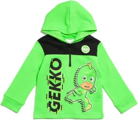 PJ Masks Catboy Gekko Owlette Fleece Half Zip Hoodie Toddler to Little Kid