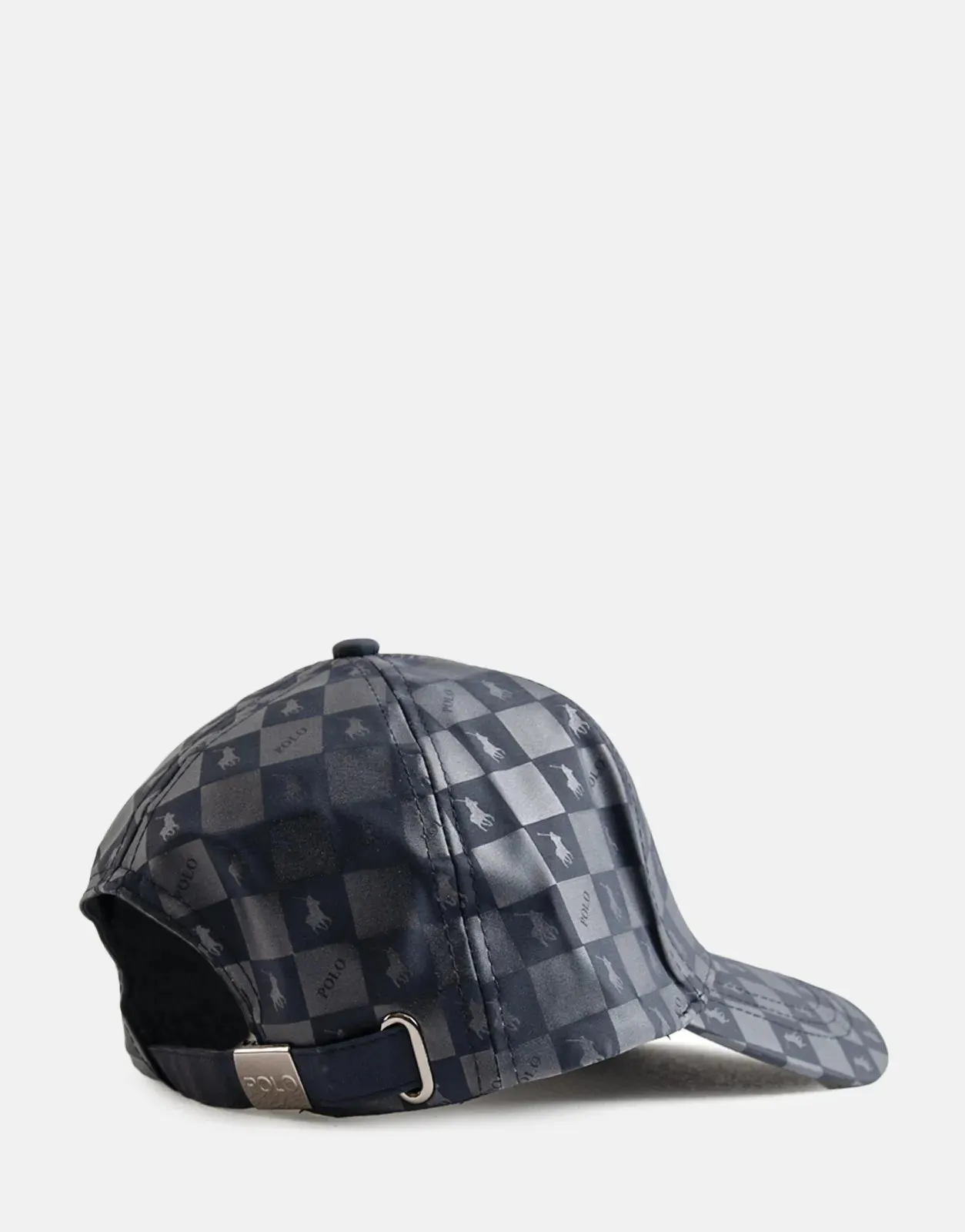 Polo 5 Panel Block Monogram Peak Cap
