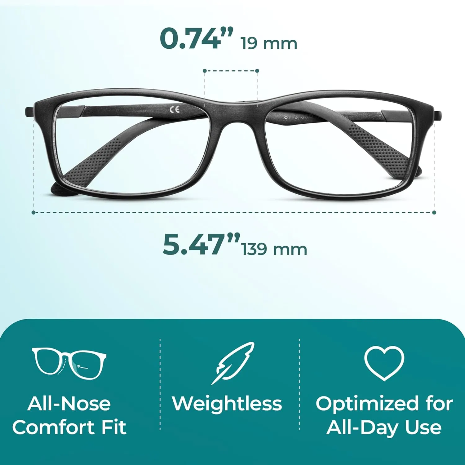 Prospek Blue Light Glasses for Woman and Men – Superior 99% Blue Light Blocking Computer Glasses, DYNAMIC Anti-Glare Bluelight Reading Glasses, Regular, No Magnification