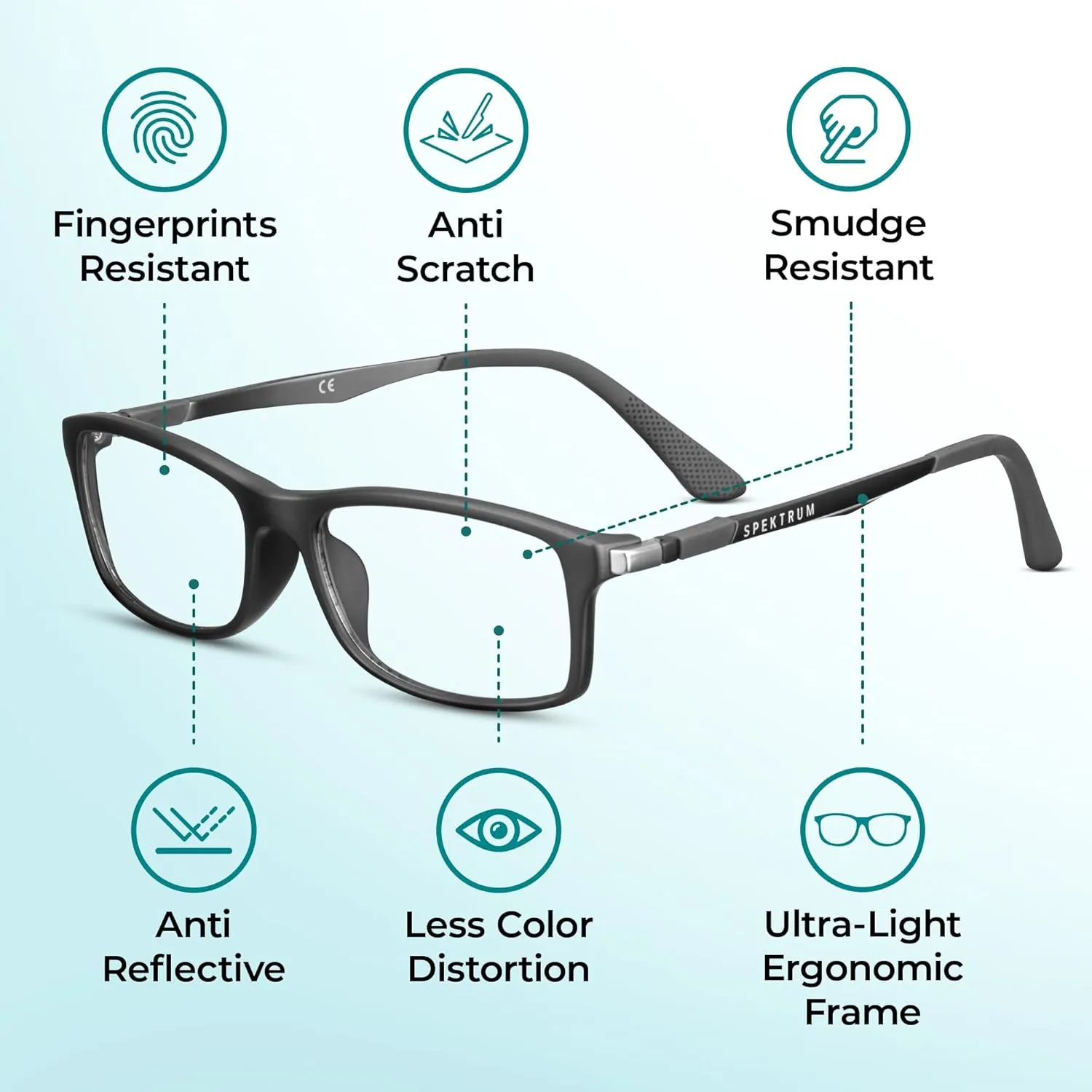 Prospek Blue Light Glasses for Woman and Men – Superior 99% Blue Light Blocking Computer Glasses, DYNAMIC Anti-Glare Bluelight Reading Glasses, Regular, No Magnification