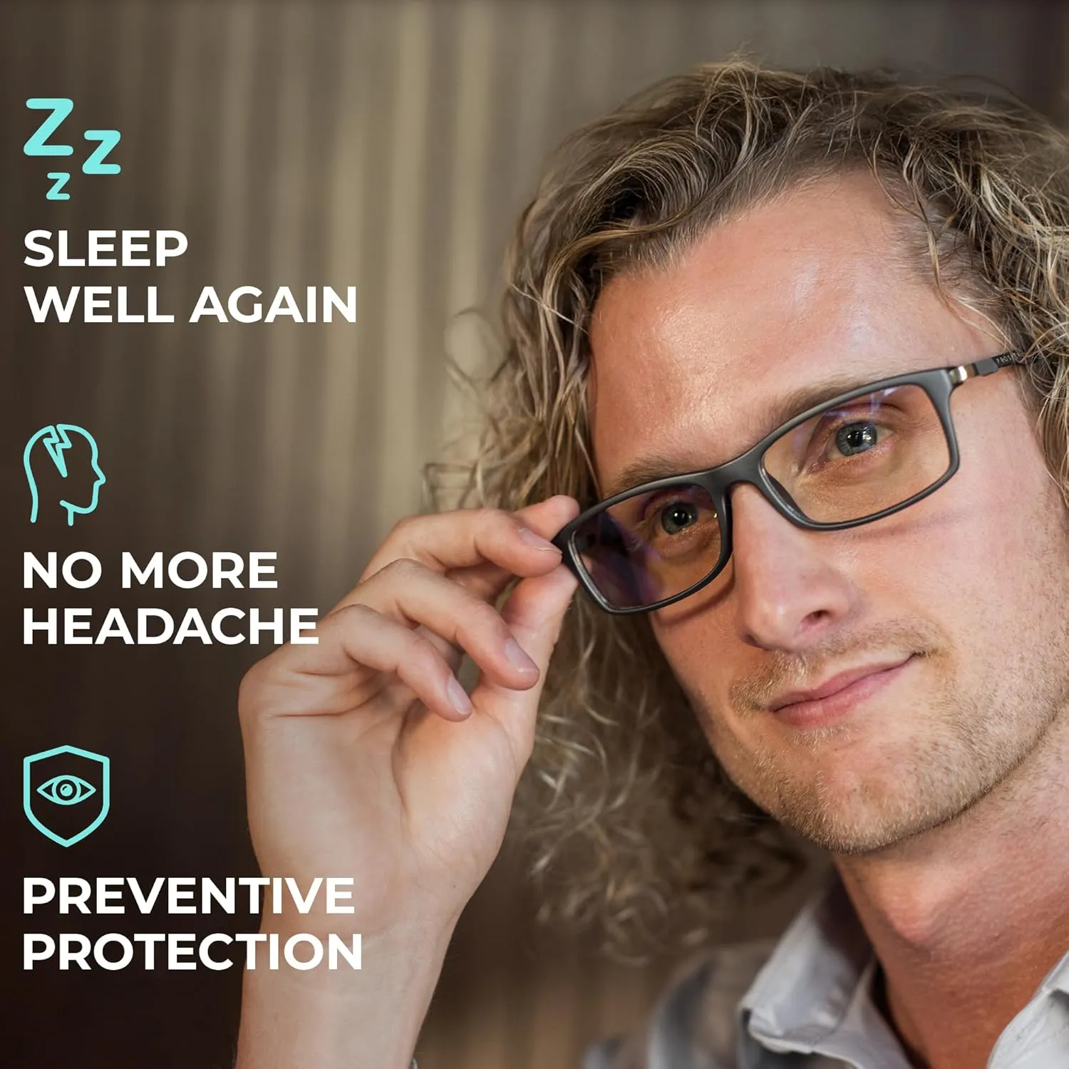 Prospek Blue Light Glasses for Woman and Men – Superior 99% Blue Light Blocking Computer Glasses, DYNAMIC Anti-Glare Bluelight Reading Glasses, Regular, No Magnification