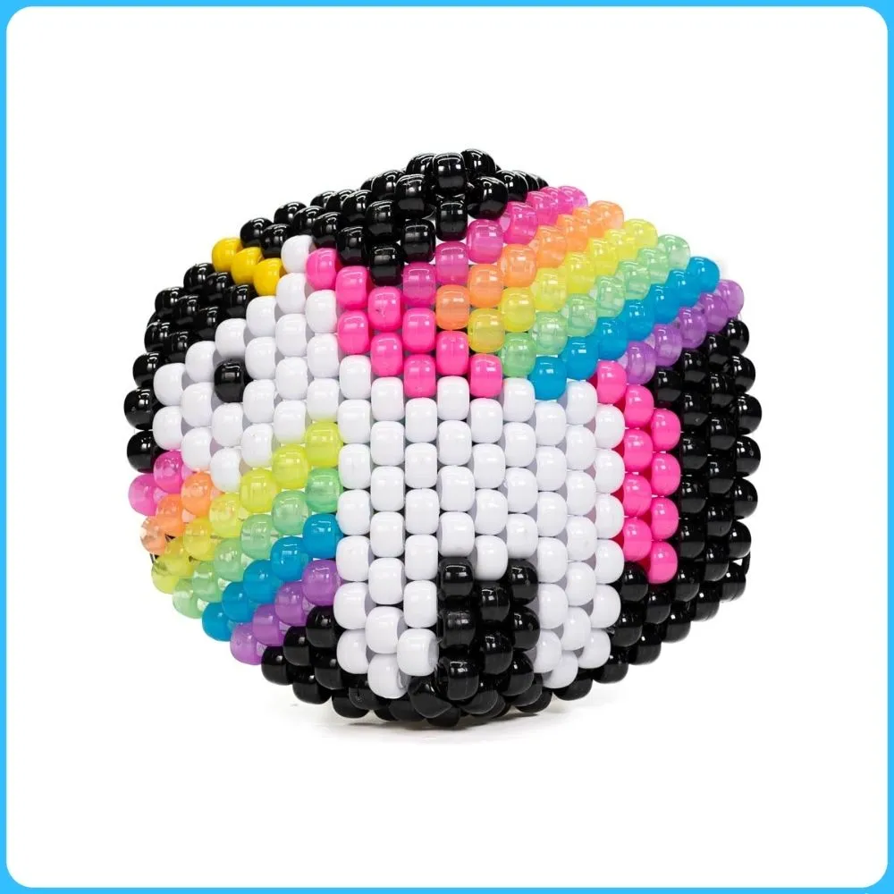 Rainbow Unicorn Glow-In-The-Dark Surgical Kandi Mask