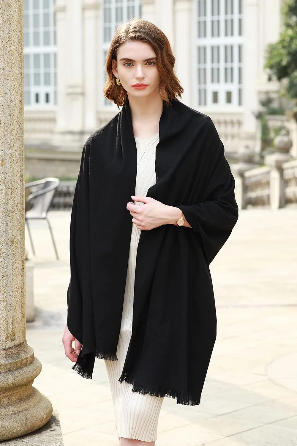 RIIQIICHY Scarfs for Women Pashmina Shawl Wraps for Evening Dresses Women Scarf for Wedding Large Winter Scarves