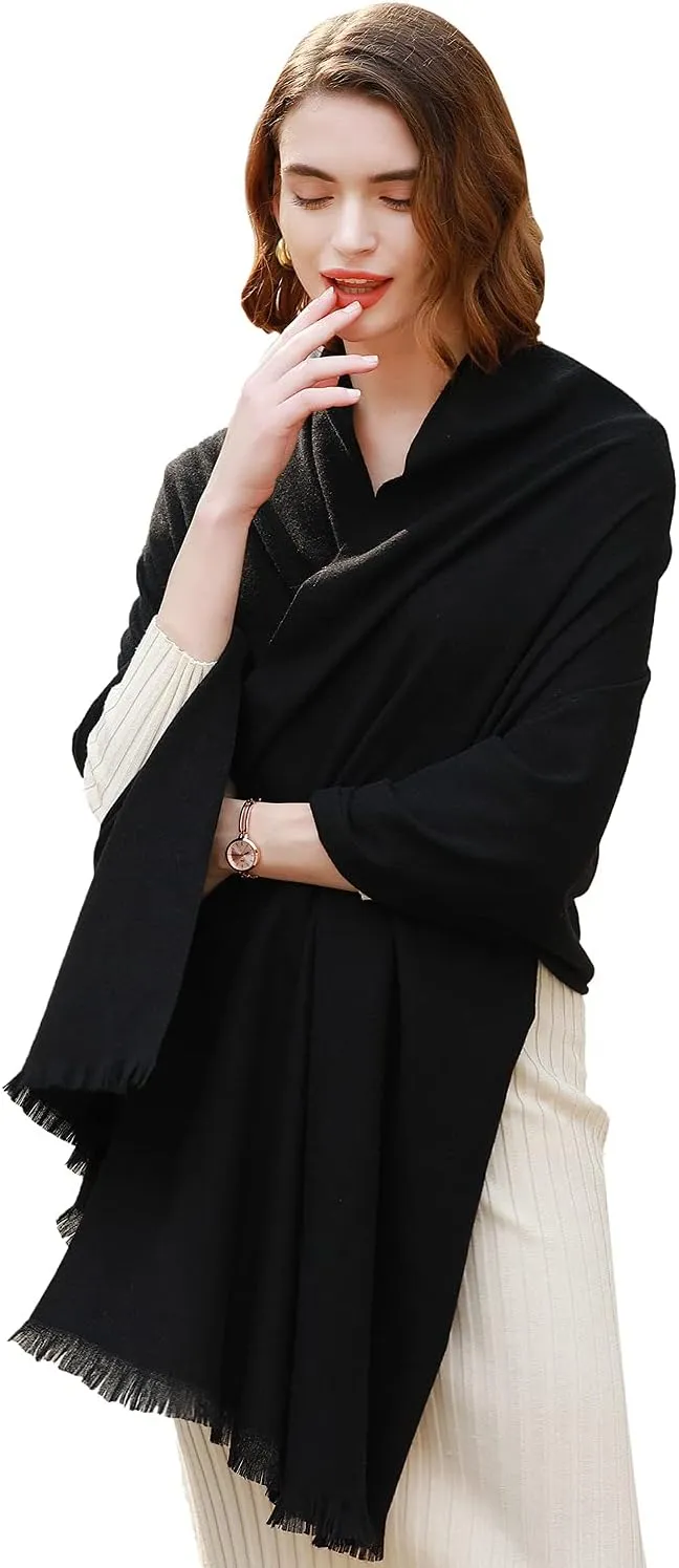 RIIQIICHY Scarfs for Women Pashmina Shawl Wraps for Evening Dresses Women Scarf for Wedding Large Winter Scarves