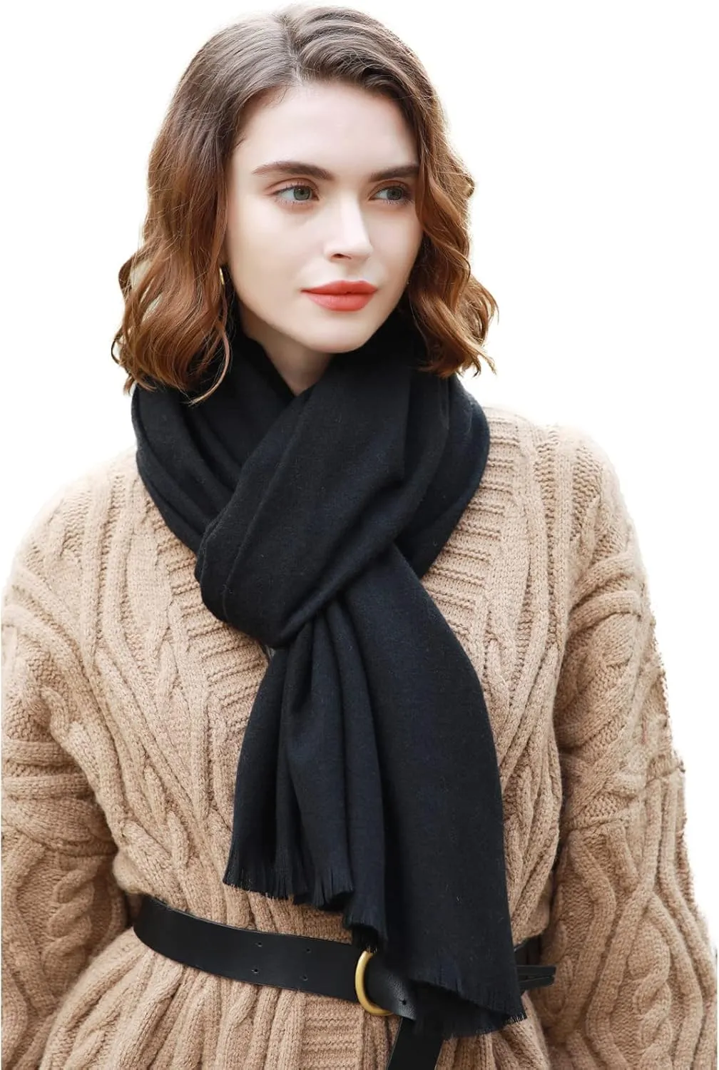 RIIQIICHY Scarfs for Women Pashmina Shawl Wraps for Evening Dresses Women Scarf for Wedding Large Winter Scarves