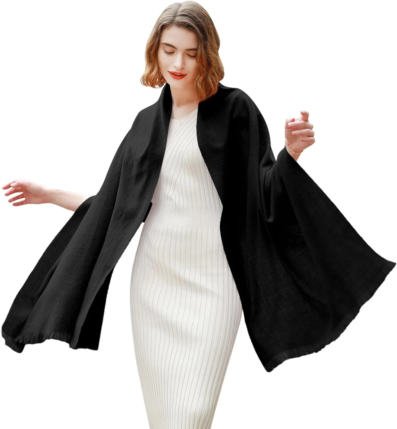 RIIQIICHY Scarfs for Women Pashmina Shawl Wraps for Evening Dresses Women Scarf for Wedding Large Winter Scarves