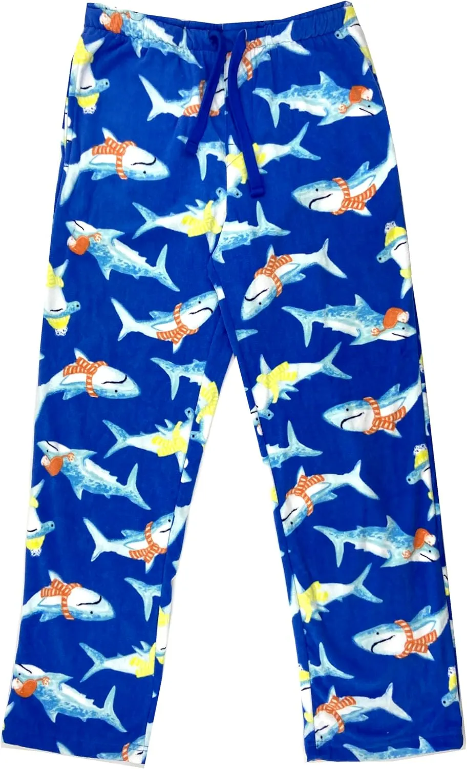ROCK ATOLL Men's Soft Warm Fleece Animal Novelty Print Pajama Bottom Pants