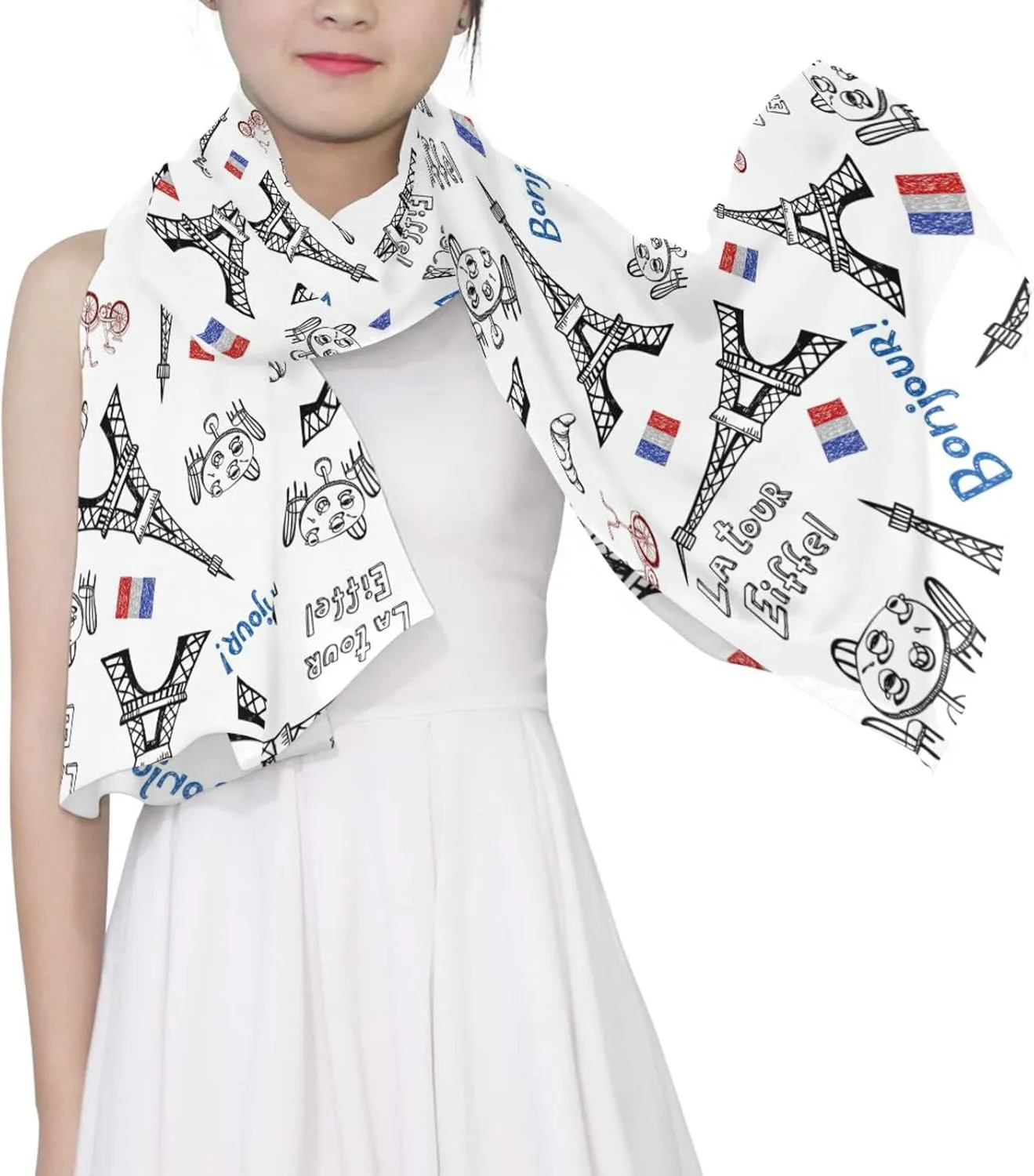 Scarf for Women Lightweight Fashion Scarves Sunscreen Shawls