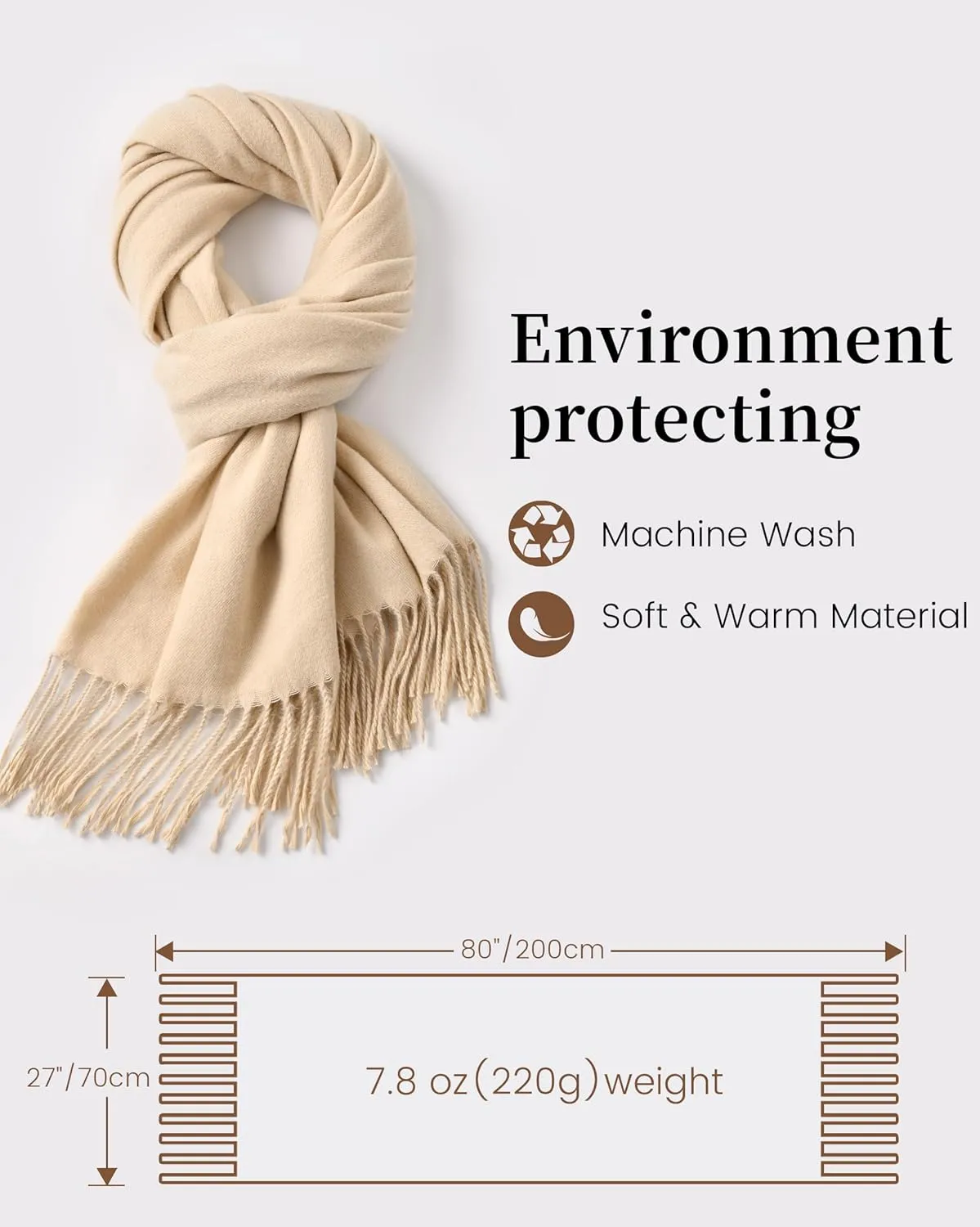 Scarfs for Women Pashmina Shawls and Wraps for Evening Dress Bridesmaid Wedding Bridal Winter Warm Long Large Scarves