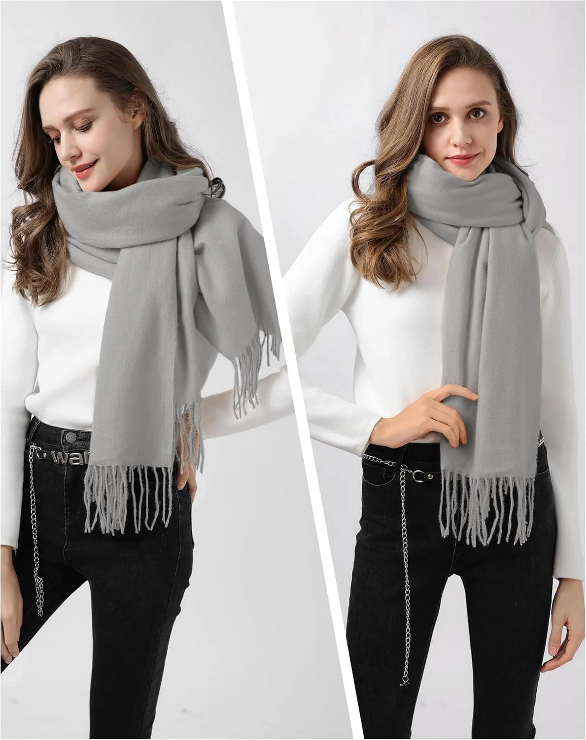 Scarfs for Women Pashmina Shawls and Wraps for Evening Dress Bridesmaid Wedding Bridal Winter Warm Long Large Scarves