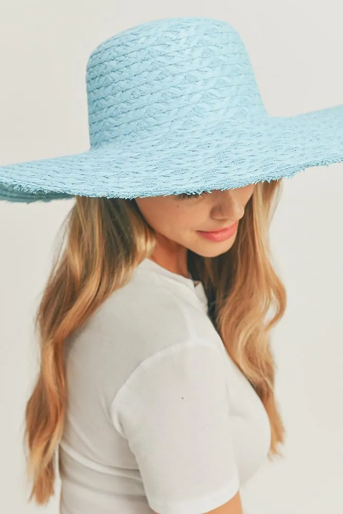 ScarvesMe Women's Extra Wide Brim Solid Color Colorful Floppy Sun Hat