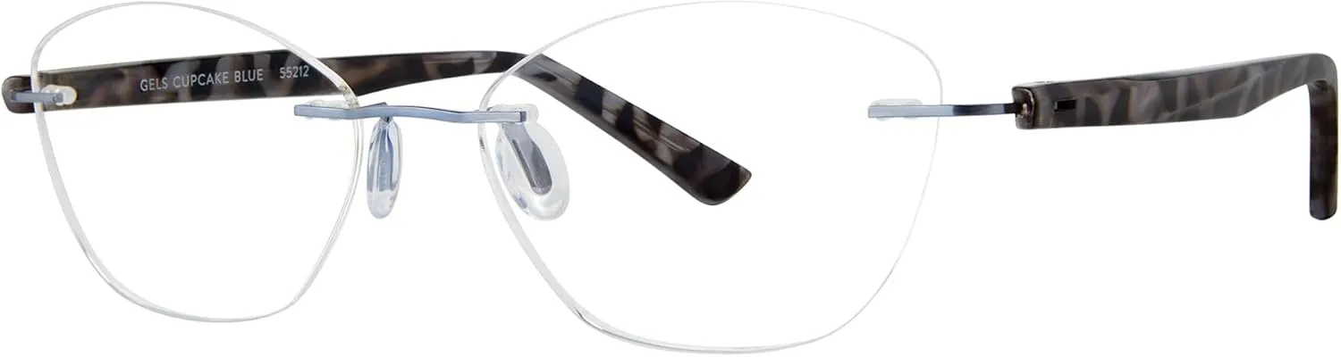 Scojo New York Gels Cupcake Cat Eye Reading Glasses, Handmade Scratch Resistant Readers for Women and Men