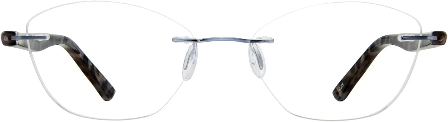 Scojo New York Gels Cupcake Cat Eye Reading Glasses, Handmade Scratch Resistant Readers for Women and Men