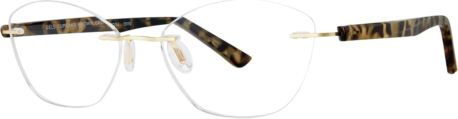 Scojo New York Gels Cupcake Cat Eye Reading Glasses, Handmade Scratch Resistant Readers for Women and Men
