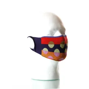 Tangerine Spare Change (Polka Dot) Mask