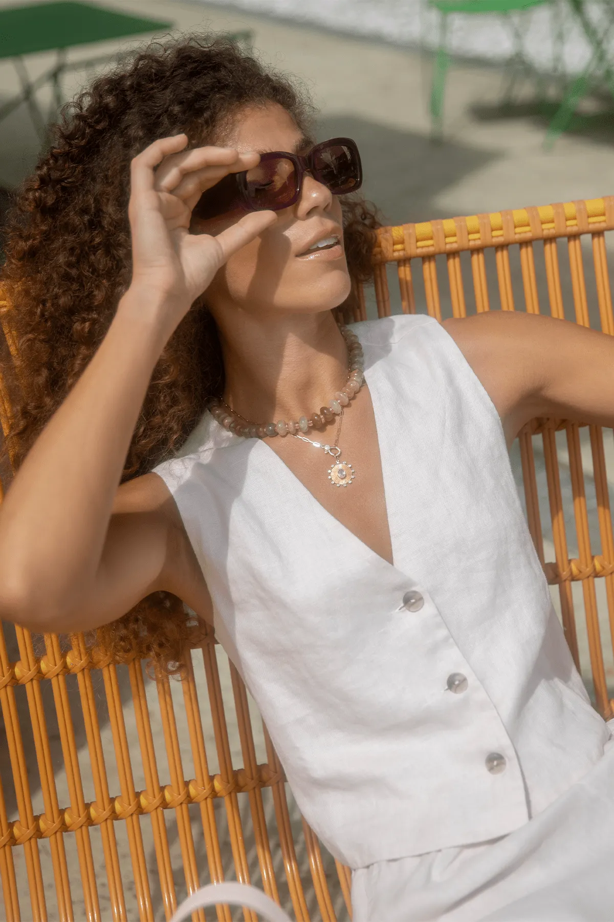 Vita Sunglasses in Plum